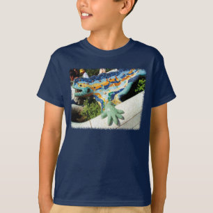Gaudiのトカゲのモザイク Tシャツ