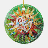 Gaudiのモザイクオーナメント セラミックオーナメント (裏面)