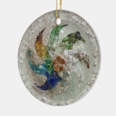 Gaudiのモザイク セラミックオーナメント (左)