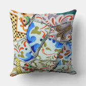 Gaudiの公園のGuellのモザイク・タイル クッション (裏面)