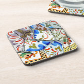 Gaudiの公園のGuellのモザイク・タイル コースター (左側)