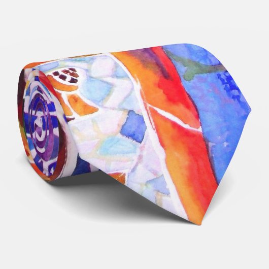 Gaudiの公園 ネクタイ (ロール)