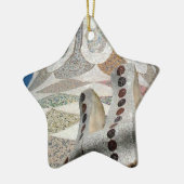 Gaudiの城の抽象芸術 セラミックオーナメント (左)