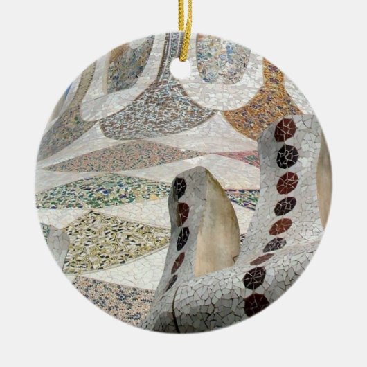 Gaudiの城 セラミックオーナメント (正面)