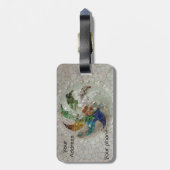 Gaudiの荷物のラベル ラゲッジタグ (裏面縦)