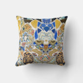 Gaudiの黄色いタイル-鏡 クッション (裏面)