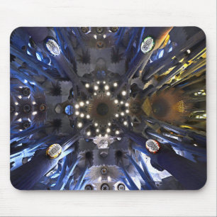 Gaudi。 Sagrada Familia。 視野 マウスパッド