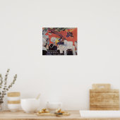 Gauguinユニーク After The Sermon Poster With引用文 ポスター (キッチン)