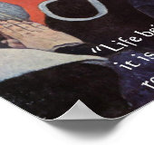 Gauguinユニーク After The Sermon Poster With引用文 ポスター (角)