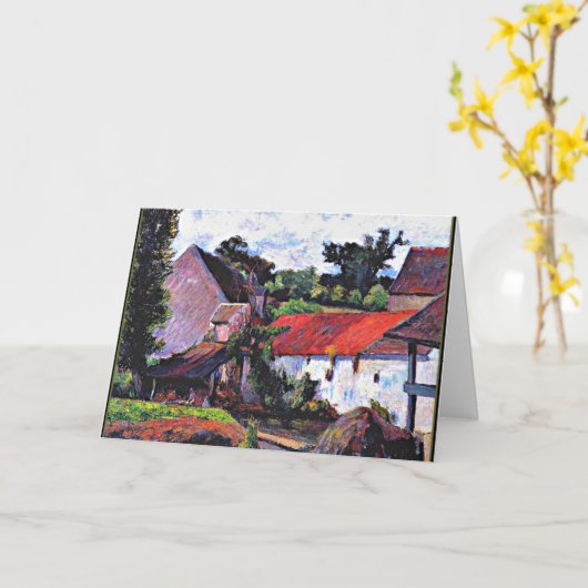 Gauguin – アートズオスニーの素晴らしファ絵画ーム カード (黄色い花)