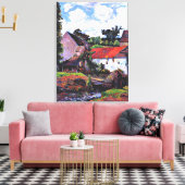 Gauguin – アートズオスニーの素晴らしファ絵画ーム キャンバスプリント (インサイチュ (リビング))