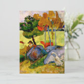 Gauguin – ランドスケープの少年ブレトン カード (スタンド正面)