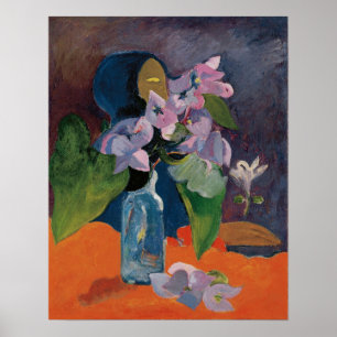 Gauguin – 花を持つ静物詩1892 ポスター