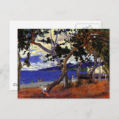 Gauguin - Coastal Landscape from Martinique ポストカード (正面/裏面)