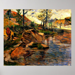 Gauguin - Cove Opposite Pont-Aven Harbor, ポスター