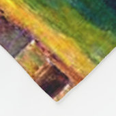 Gauguin: Farm in Brittany,有名絵画な フリースブランケット (角)