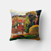 Gauguin: Farm in Brittany, 素晴らし絵画 art's クッション (裏面)