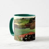 Gauguin - Haystacks in Brittany，有名絵画な マグカップ (正面左)