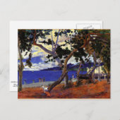 Gauguin - Martiniqueの海岸風景 ポストカード (正面/裏面)