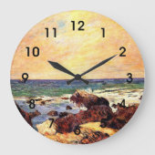 Gauguin - Rocks and Sea, ラージ壁時計 (正面)