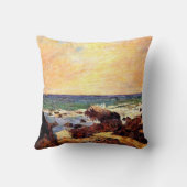 Gauguin - Rocks and Sea, 1886, 絵画's クッション (裏面)