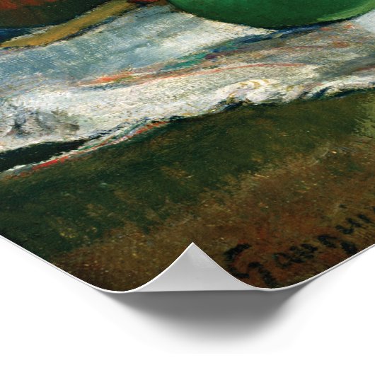 Gauguin - Still Life With Profile Of Laval 1886 ポスター (角)