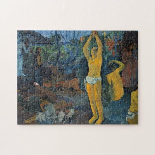 Gauguin Tahitian Women Where Do We Come From? ジグソーパズル (横)