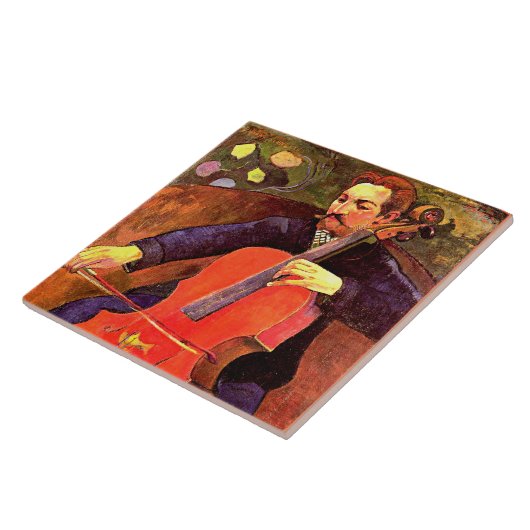 Gauguin - The Cellist タイル (側面)