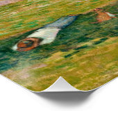 Gauguin - The Field of Derout-Lollichov Canvas Pri ポスター (コーナー)