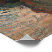 Gauguin - The Flageolet Player On The Cliff 1889 ポスター (角)