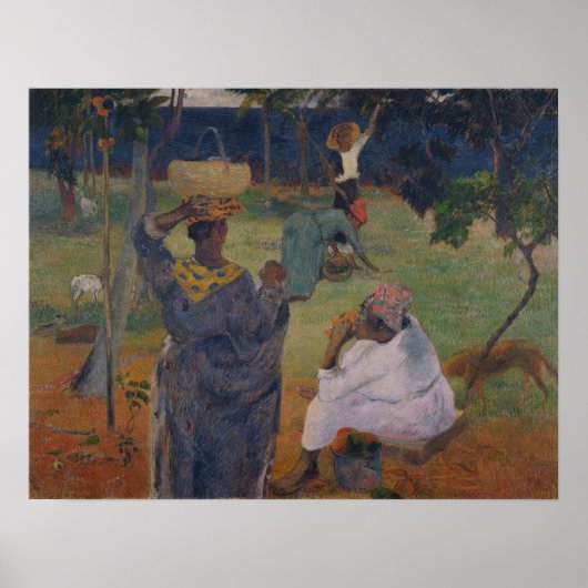 Gauguin - The Mangoes At Martinique 1887 ポスター (正面)