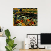 Gauguin - Washerwomen at Roubine du Roi ポスター (ホームオフィス)