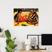 Gauguin - What is New?ポール絵画・ゴーギン ポスター (ホームオフィス)