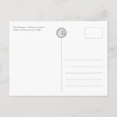 Gauguin When will you marry CC0694 Postcard ポストカード (裏面)