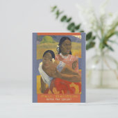 Gauguin When will you marry CC0694 Postcard ポストカード (スタンド正面)