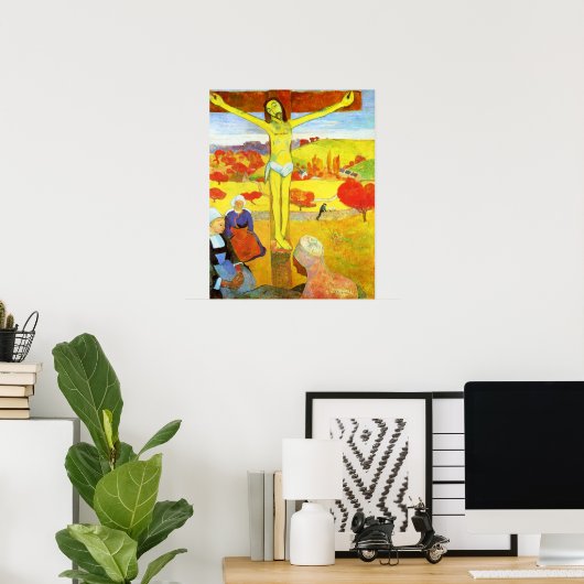 Gauguin Yellow Christ Poster ポスター (ホームオフィス)