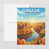 Gauja National Park Latvia Travel ポストカード (正面/裏面)
