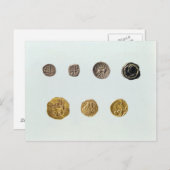 Gaulishコイン、紀元前750-0年 ポストカード (正面/裏面)