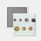 Gaulishコイン、紀元前750-0年 マグネット (正面/裏面)