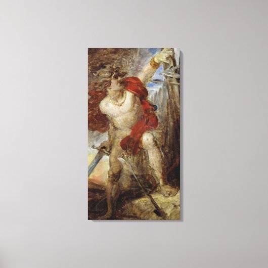 Gaulish勇気のための勉強, c.1830-32 キャンバスプリント (正面)