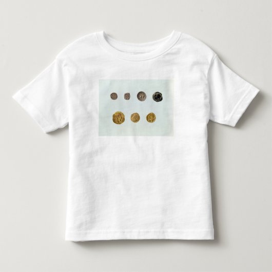 Gaulish硬貨、紀元前のc.750-0 トドラーTシャツ (正面)