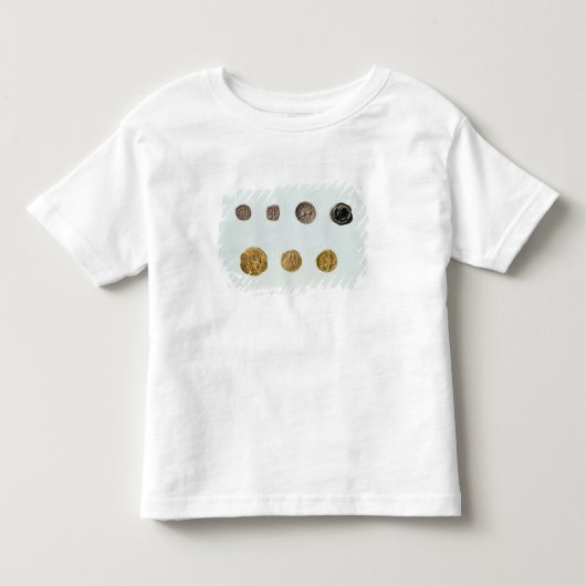 Gaulish硬貨、紀元前のc.750-0 トドラーTシャツ (正面)
