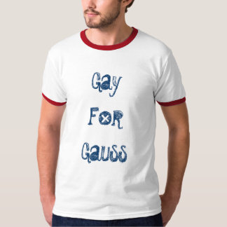 Gaussのためのゲイ Tシャツ