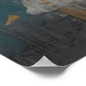  Gautam Buddha Spiritual Wall Art ポスター (角)