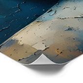 Gautama Buddha Painting - Modern Impasto Art ポスター (角)