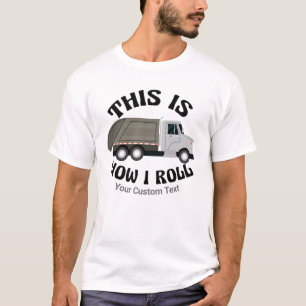 Gavege おもしろい Truck Driverこれが私のやり方で転がす Tシャツ