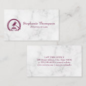 Gavelロゴ | 法及び命令 予約カード (正面/裏面)