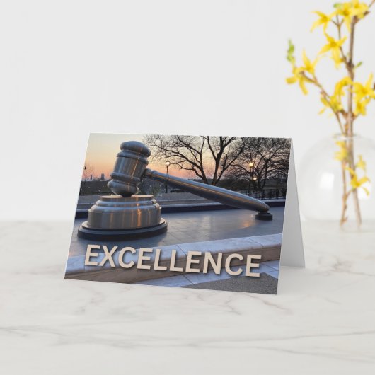 Gavel Ciety – 卓越性 カード (黄色い花)