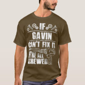GAVINギフト名修正It誕生日おもしろいパパアイディア Tシャツ (正面)