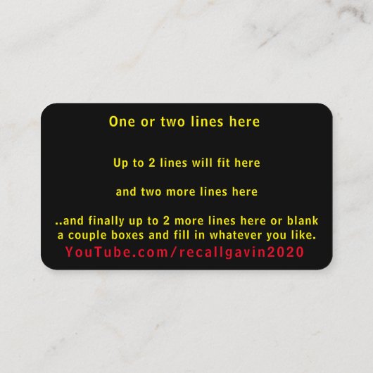 Gavin 2020名刺の取り消し 名刺 (裏面)